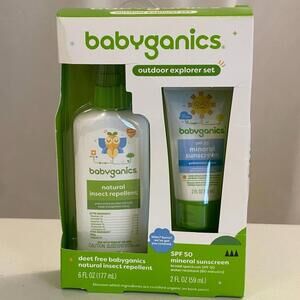 New - Babyganics Outdoor Explorer Sunscreen SPF 50 Set